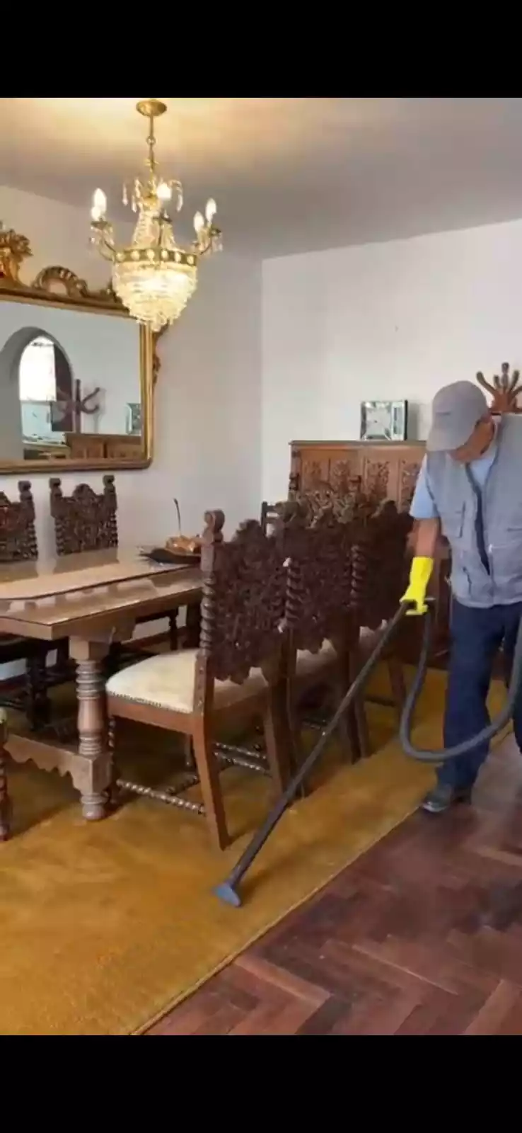 Limpieza de oficina moderna